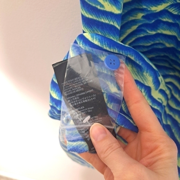 Whistles seafoam button front skirt blue 4 NWT - Picture 11 of 11